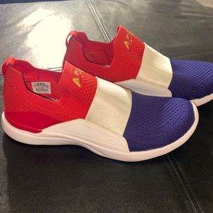 APL women’s sneakers. Size 8.  Gently worn.  Red white & blue